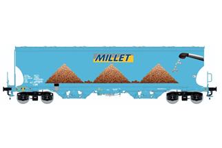LS Models H0 SNCF Getreidesilowagen Tagnpps, Millet, Ep. VI