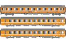 LS Models H0 SNCF Reisezugwagen-Set VSE A9u/Vtu/Vtu C1, Encadré, Ep. IV, 3-tlg.