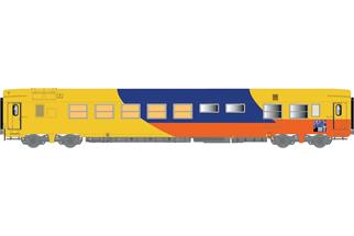 LS Models H0 SNCF Speisewagen Sr Espace Qualité, gelb/blau/orange, Ep. V