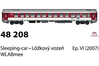 LS Models H0 ZSSK Schlafwagen WLABmee, Ep. VI