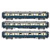LS Models N CIWL Pullmanwagen-Set WP/WPc/WP, blau/creme, Ep. II, 3-tlg.