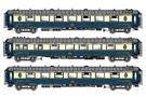 LS Models N CIWL Pullmanwagen-Set WP/WPc/WP, blau/creme, Ep. IIIa, 3-tlg.