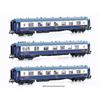 LS Models N CIWL Pullmanwagen-Set WP/WPc/WP, blau/creme, Ep. IIIc, 3-tlg.
