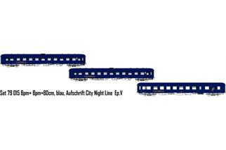 LS Models N CNL Schlafwagenset Bpm/Bpm/BDcm, 3-tlg.