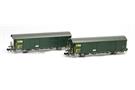 Mabar N SBB Postwagen-Set Z2 378/382, Post, grün, 2-tlg. *werkseitig ausverkauft*