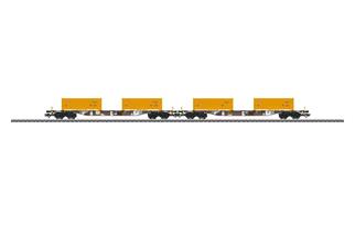 Märklin H0 AAE Container-Tragwagen-Set 2 Sgns Stuttgart 21, 2-tlg. *werkseitig ausverkauft*