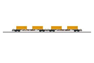 Märklin H0 AAE Container-Tragwagen-Set 2 Sgns Stuttgart 21, 2-tlg. *werkseitig ausverkauft*