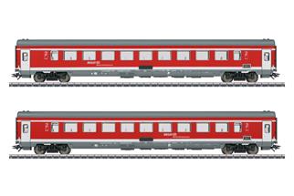 Märklin H0 (AC) DB AG Reisezugwagen-Set 2 München-Nürnberg-Express, Ep. VI, 2-tlg. *werkseitig ausverkauft*