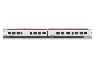 Märklin H0 (AC) SBB Elektrotriebzug-Ergänzungsset 1 RABe 501 004-2, Ep. VI, 2-tlg. *werkseitig ausverkauft*