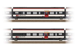 Märklin H0 (AC) SBB Elektrotriebzug-Ergänzungsset 3 RABe 501 003, Giruno, Ep. VI, 2-tlg. *werkseitig ausverkauft*