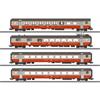 Märklin H0 (AC) SBB Schnellzugwagen-Grundset Swiss Express, Ep. IV, 4-tlg. *werkseitig ausverkauft*