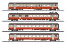 Märklin H0 (AC) SBB Schnellzugwagen-Grundset Swiss Express, Ep. IV, 4-tlg. *werkseitig ausverkauft*