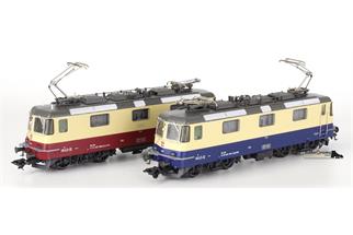 Märklin H0 (AC Sound) IRSI Elektrolok-Doppelset Re 421 387-2 + 393-0, Ep. VI, 2-tlg. *werkseitig ausverkauft*