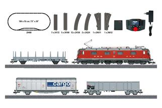 Märklin H0 (AC Sound) SBB Startpackung Schweizer Güterzug mit Re 6/6, Ep. VI *werkseitig ausverkauft*