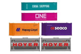 Märklin H0 Container-Set, 6-tlg. *werkseitig ausverkauft*