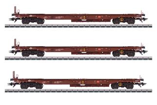 Märklin H0 DB AG Taschenwagen-Set Sdgkms 707, Ep. V, 3-tlg.