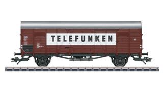 Märklin H0 DB gedeckter Güterwagen Gbkl 238, TELEFUNKEN, Ep. IV (MHI) *werkseitig ausverkauft*