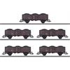 Märklin H0 DB Güterwagen-Set Fd-z-72 Ommv, gealtert, Ep. III, 5-tlg. (MHI) *komplett vorreserviert*