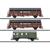 Märklin H0 DB Rungenwagen-Set 2 mit Stahlröhren, 3-tlg. (MHI)