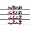 Märklin H0 DR Drehrungenwagen-Set Ks 3300/3301, Skoda LIAZ 706, Ep. IV, 4-tlg. *werkseitig ausverkauft*