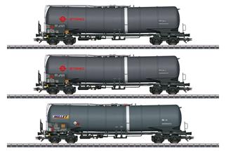Märklin H0 Ermewa/Millet Kesselwagen-Set Zacns, Ep. VI, 3-tlg.