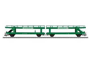 Märklin H0 NSB Doppel-Autotransportwagen Laaeks, Motortransport, Ep. VI *werkseitig ausverkauft*