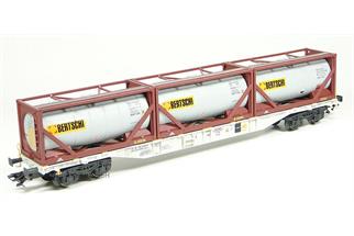 Märklin H0 SBB/Hupac Behältertragwagen Bertschi *werkseitig ausverkauft*