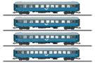Märklin H0 SJ Reisezugwagen-Set B1, blau, Ep. V, 4-tlg. *werkseitig ausverkauft*