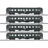 Märklin H0 SJ Reisezugwagen-Set, schwarz, Ep. VI, 4-tlg. *werkseitig ausverkauft*