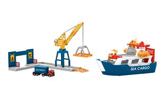 Märklin my world H0 Frachtschiff und Hafenkran *werkseitig ausverkauft*