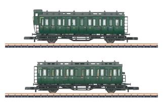 Märklin Z DB Personenwagen-Set 2-achs Abteilwagen, Ep. III, 2-tlg.