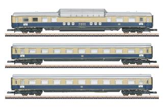 Märklin Z DB Reisezug-Wagenset 2 Rheingold, EP. III, 3-tlg. (MHI) *komplett vorreserviert*