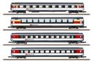 Märklin Z SBB Reisezugwagen-Set EuroCity, Ep. VI, 4-tlg. *werkseitig ausverkauft*