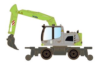 Minis N Liebherr 2-Wege-Bagger, BLS