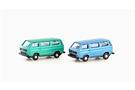 Minis N VW T3-Set, Bus grün/blau, 2-tlg.