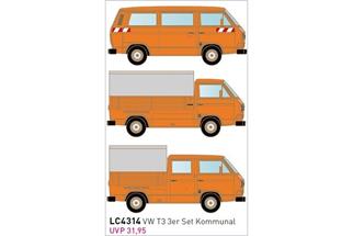 Minis N VW T3 Set Kommunalfahrzeuge, 3-tlg.