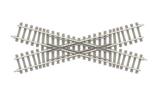 Minitrix N Betonschwellen-Kreuzung 30°