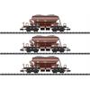 Minitrix N DB Dienstgüterschotterwagen-Set Ba 266, Ep. IV, 3-tlg. (MHI)