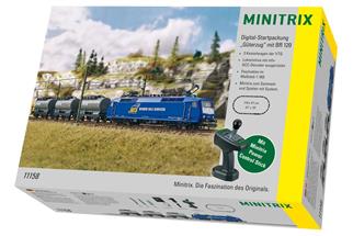 Minitrix N (Digital) WRS Startpackung Güterzug mit BR 120, Ep. VI *werkseitig ausverkauft*