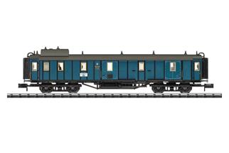 Minitrix N DRG Gepäckwagen PPü, blau, Ep. II *werkseitig ausverkauft*