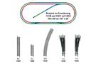 Minitrix N-Gleis Ergänzungspackung H2