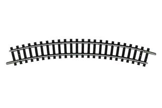 Minitrix N-Gleis gebogen Radius 2 30°
