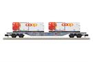 Minitrix N SBB Containertragwagen Sgns, Coop, Ep. VI *werkseitig ausverkauft*