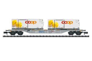 Minitrix N SBB Containertragwagen Sgns, Coop, Ep. VI *werkseitig ausverkauft*