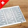 mobax.de H0 Pfeile-Set weiss Schweiz