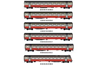 Models World H0 (AC) SBB Reisezug-Wagenset 1 Airport Express, Ep. IV-V, 6-tlg.