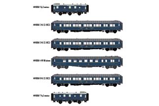 Models World H0 (DC) CIWL Reisezugwagen-Set Bombay Express 1933, Ep. III, 6-tlg.
