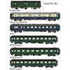Models World H0 (DC) SNCF/CIWL Reisezug-Wagenset 1 Mistral, Ep. IIIb, 6-tlg.