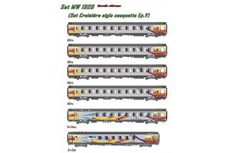 Models World H0 SNCF Zugset Croisière jour 2003-2005, 6-tlg.