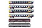 Models World H0 Train4you Nachtzug-Wagenset 1 Urlaubs-Express, Ep. VI, 6-tlg.